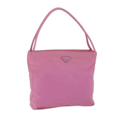 Prada Vintage Pre-owned Nylon prada-vskor Pink, Dam