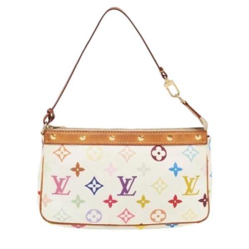 Louis Vuitton Vintage Pre-owned Laeder kuvertvskor White, Dam