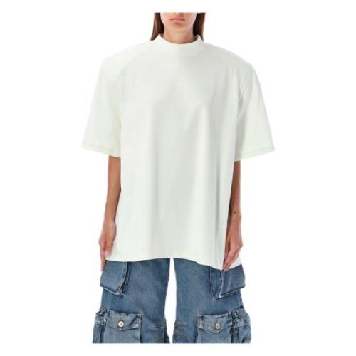 The Attico Kilie T-shirt Ice Aw24 White, Dam