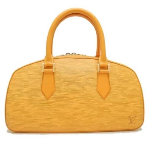 Louis Vuitton Vintage Pre-owned Tyg louis-vuitton-vskor Yellow, Dam