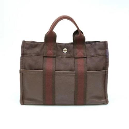 Hermès Vintage Pre-owned Tyg totevskor Brown, Dam