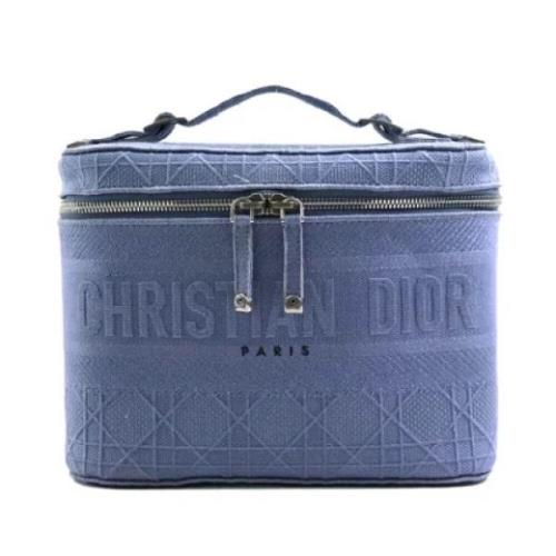 Dior Vintage Pre-owned Tyg dior-vskor Blue, Dam