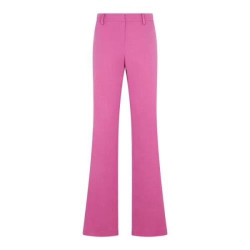 Magda Butrym Lila Ull Flare Byxor Pink, Dam