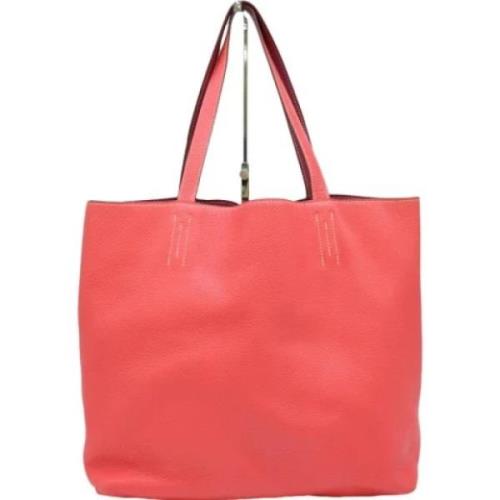 Hermès Vintage Pre-owned Tyg totevskor Pink, Dam