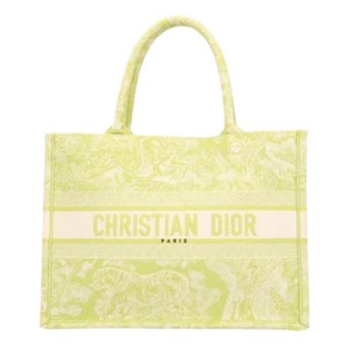 Dior Vintage Pre-owned Tyg dior-vskor Green, Dam