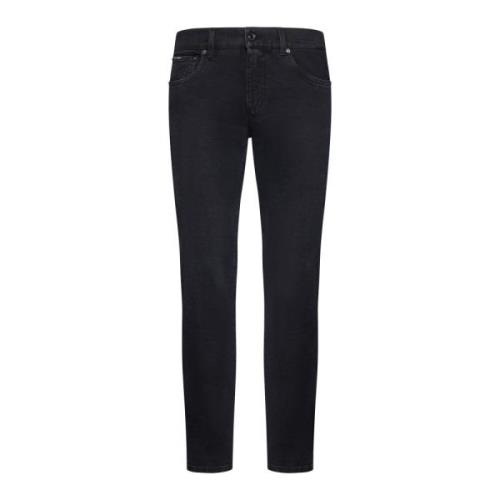 Dolce & Gabbana Svarta Jeans Essentials Black, Herr