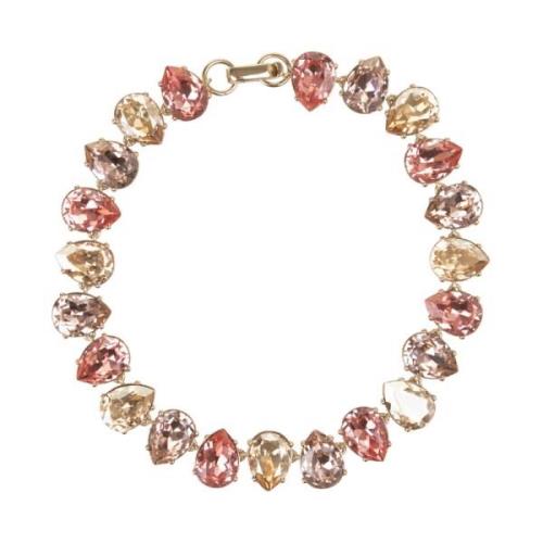 Elie Saab MultiColour Choker Halsband med färgade stenar Multicolor, D...