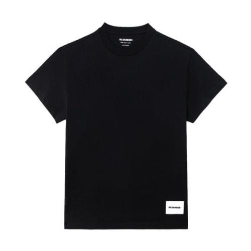 Jil Sander Svart T-shirt Set Black, Herr