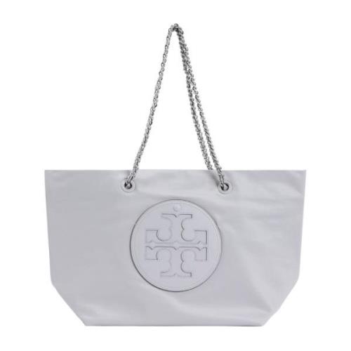 Tory Burch Ella Chain Tote Väska Gray, Dam