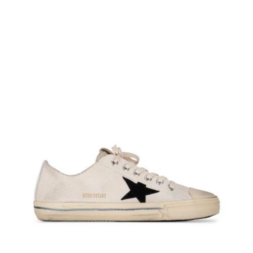 Golden Goose Slitna V-Star sneakers - Vit Beige, Herr