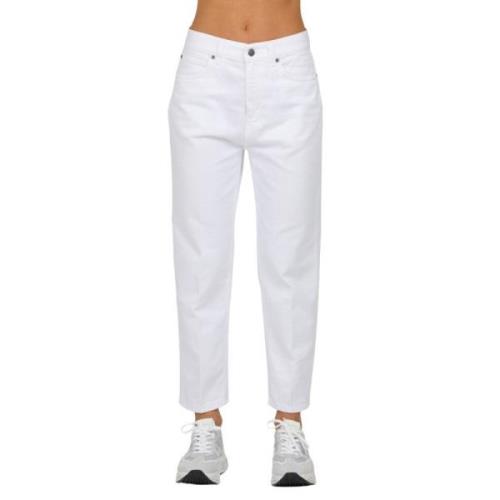 Dondup Carrie Carrot Bull Fisso Jeans White, Dam