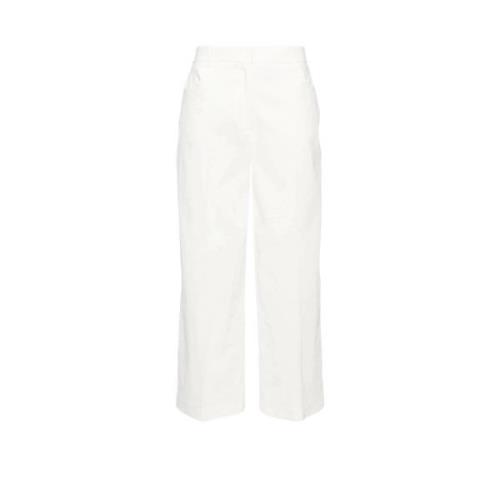 Pinko Cropped Trousers White, Dam