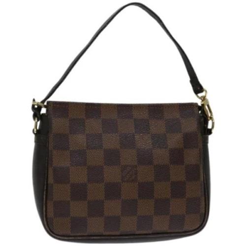 Louis Vuitton Vintage Pre-owned Canvas handvskor Brown, Dam