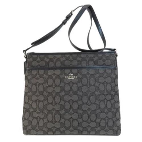 Coach Pre-owned Pre-owned Tyg axelremsvskor Black, Dam