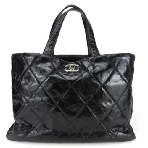 Chanel Vintage Pre-owned Laeder totevskor Black, Dam