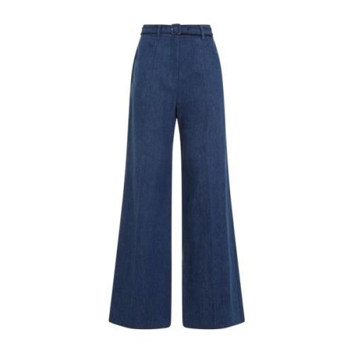 Gabriela Hearst Denim Norman Pant Blue, Dam