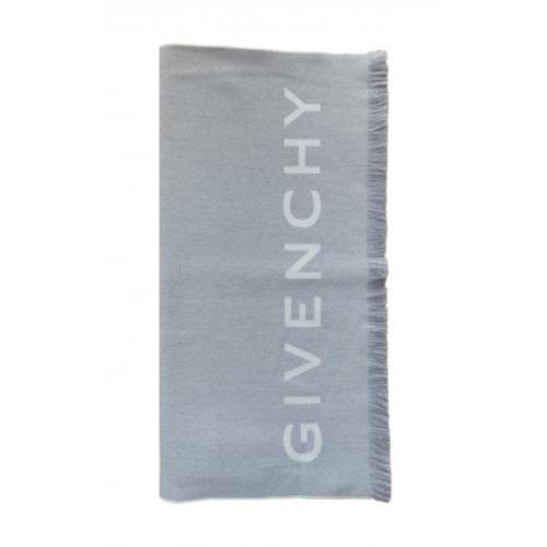 Givenchy Bicolor Logo Frans Sjal Gray, Dam