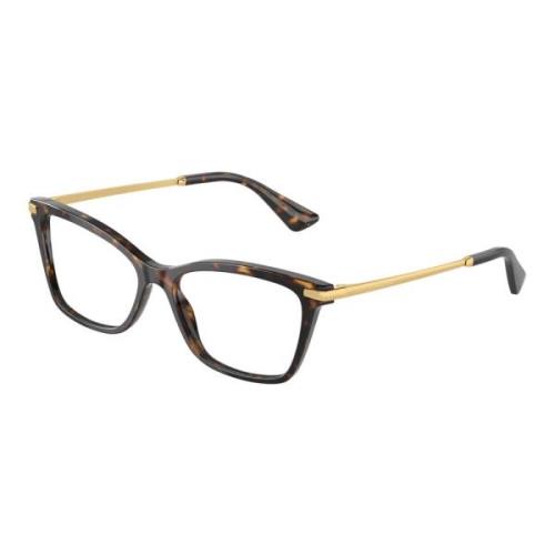 Dolce & Gabbana Stiliga Glasögon Dg3393 Färg 502 Brown, Dam