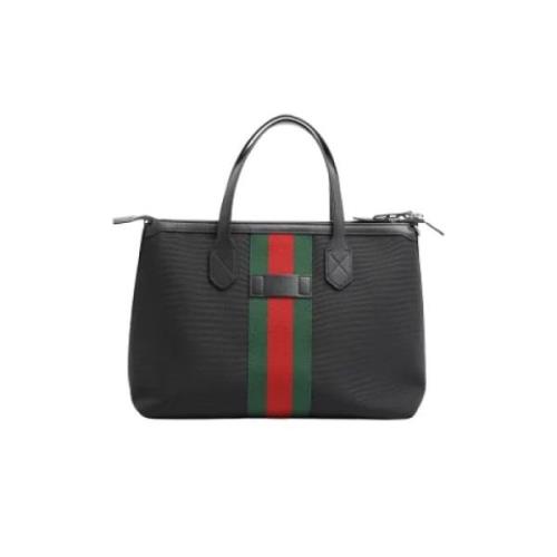 Gucci Vintage Pre-owned Canvas handvskor Black, Dam