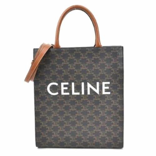 Celine Vintage Pre-owned Canvas totevskor Black, Dam