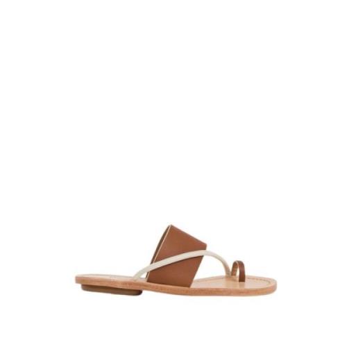 Malababa Bohemisk Lädersandal Brown, Dam