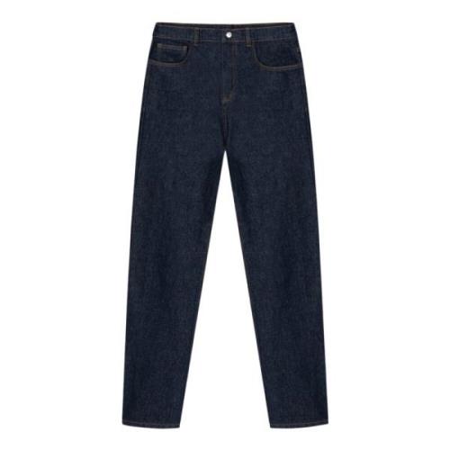 Aeron Klassiska Denimbyxor Blue, Dam