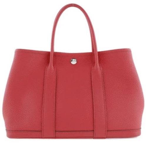 Hermès Vintage Pre-owned Tyg totevskor Red, Dam