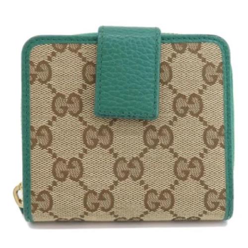 Gucci Vintage Pre-owned Canvas gucci-vskor Beige, Dam