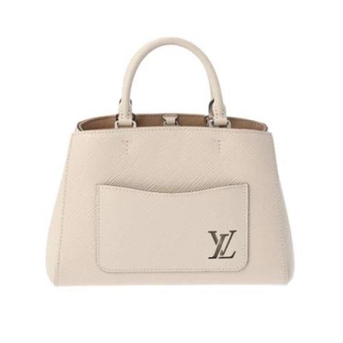 Louis Vuitton Vintage Pre-owned Tyg louis-vuitton-vskor Beige, Dam