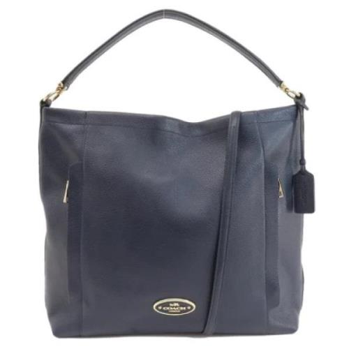 Coach Pre-owned Pre-owned Tyg totevskor Blue, Dam