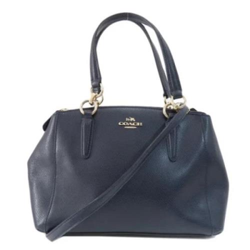 Coach Pre-owned Pre-owned Tyg handvskor Blue, Dam