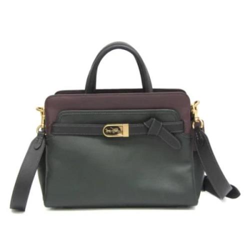 Coach Pre-owned Pre-owned Tyg handvskor Green, Dam