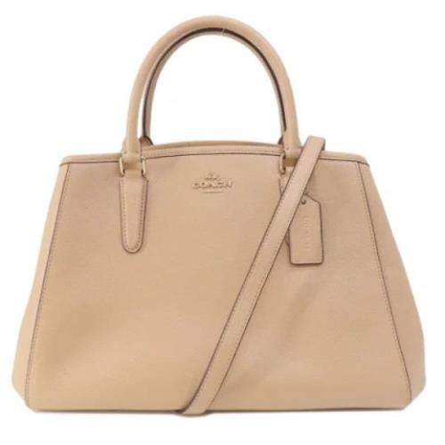 Coach Pre-owned Pre-owned Tyg handvskor Beige, Dam