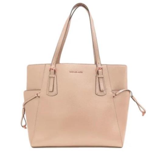 Michael Kors Pre-owned Pre-owned Tyg totevskor Pink, Dam