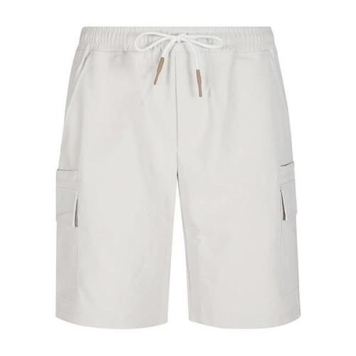 Eleventy Tekniskt Tyg Shorts Beige, Herr