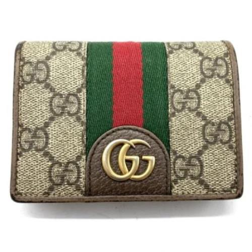 Gucci Vintage Pre-owned Canvas plnbcker Beige, Dam