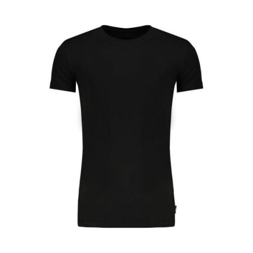 Gaudi Svart Logotyp T-shirt Kort Ärm Black, Herr