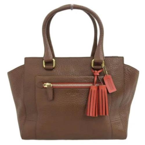 Coach Pre-owned Pre-owned Tyg handvskor Brown, Dam