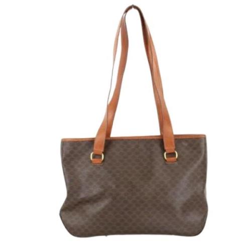 Celine Vintage Pre-owned Laeder totevskor Brown, Dam