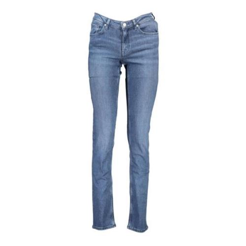 Gant Herr Skinny Jeans, Klassisk 5-Ficks Design Blue, Herr