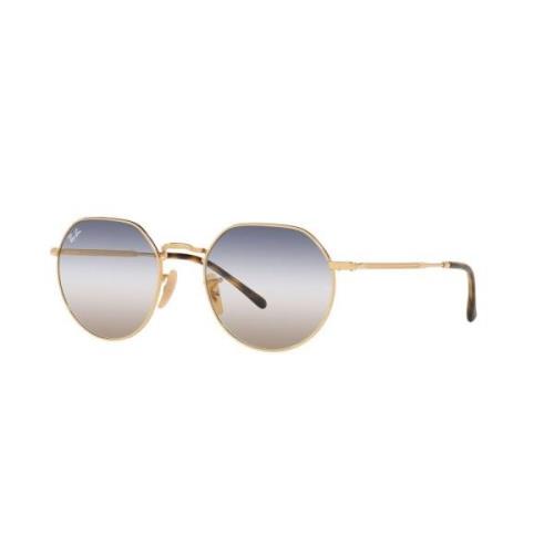 Ray-Ban Jack 3565 Solglasögon i Blå-Brun Yellow, Unisex