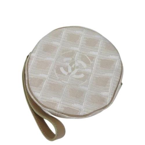 Chanel Vintage Pre-owned Tyg chanel-vskor White, Dam