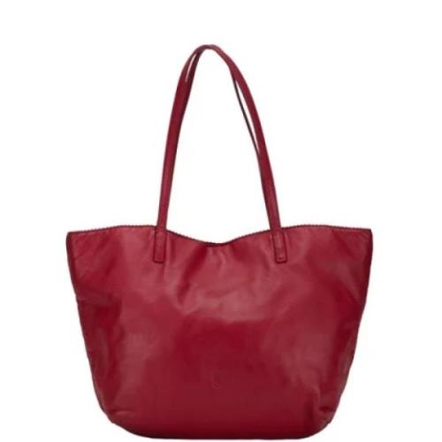 Loewe Pre-owned Pre-owned Tyg totevskor Red, Dam