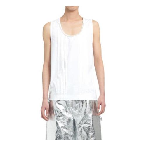 Simone Rocha Pärldekorerad Tanktop White, Herr