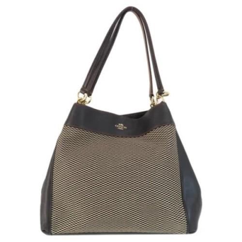 Coach Pre-owned Pre-owned Tyg totevskor Gray, Dam