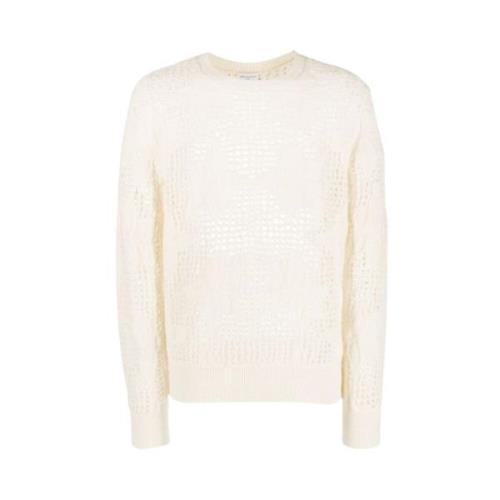 Dries Van Noten Ecru Menoah Sweater Beige, Herr