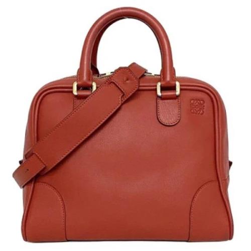 Loewe Pre-owned Pre-owned Tyg handvskor Brown, Dam