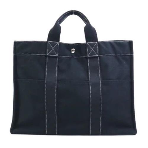 Hermès Vintage Pre-owned Tyg totevskor Black, Dam