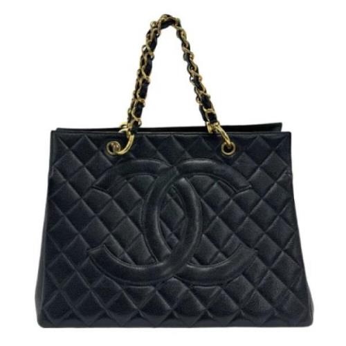 Chanel Vintage Pre-owned Tyg chanel-vskor Black, Dam