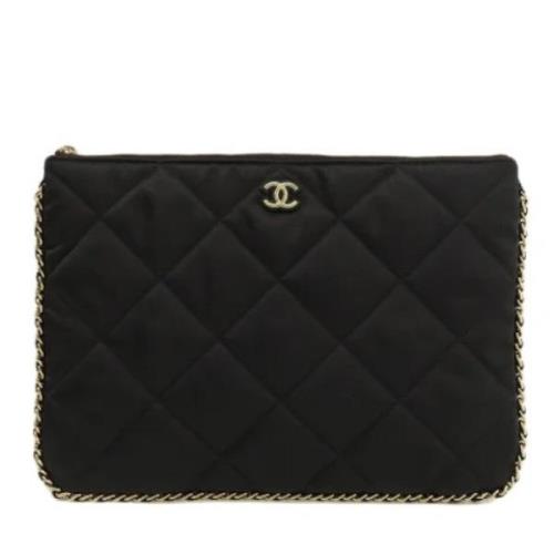 Chanel Vintage Pre-owned Tyg chanel-vskor Black, Dam